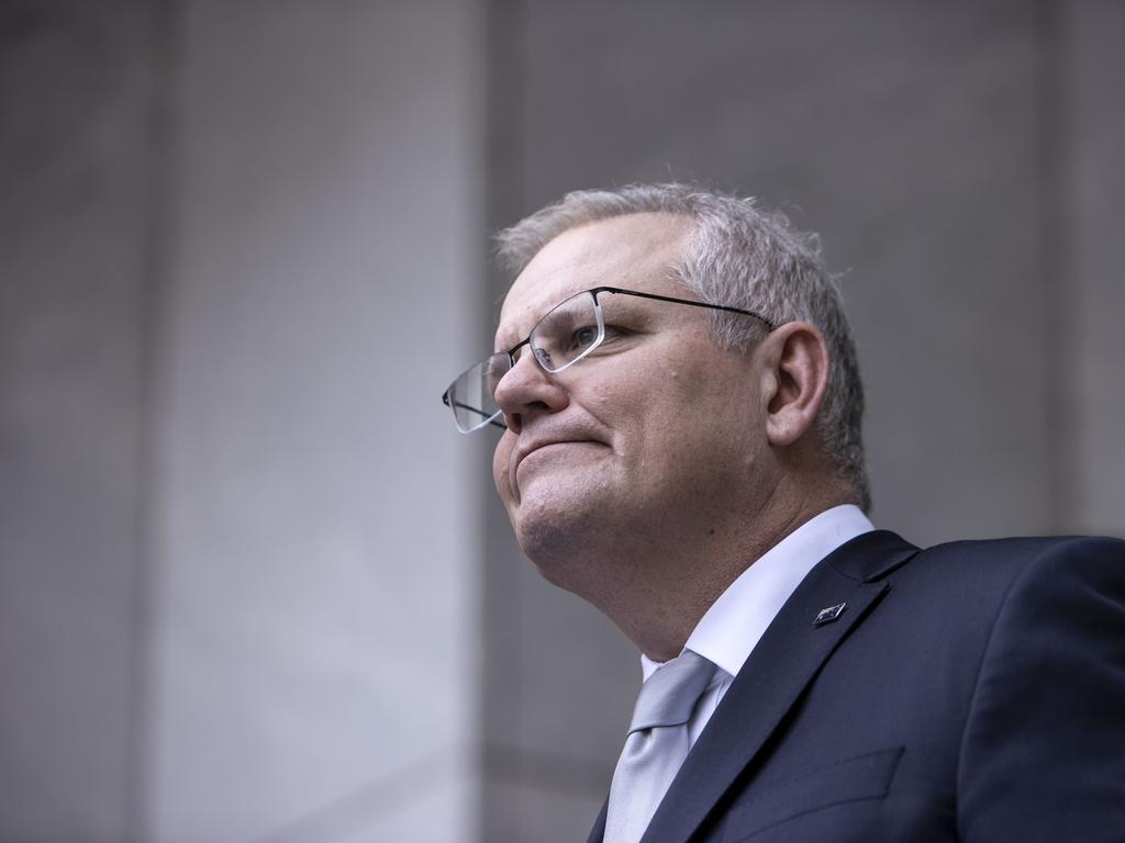 Scott Morrison wants to work with states further on a road map to reopening Australia by December before finalising details for the international student trial. Picture: Gary Ramage