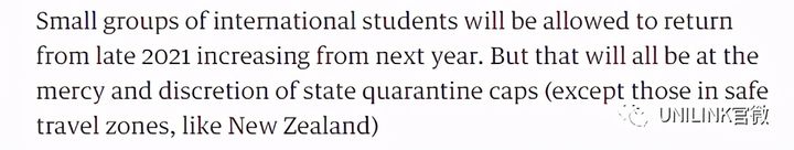澳洲政府官宣！留学生今年可返澳，明年大规模入境！国际边境最早在明年中开放