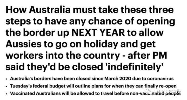 莫里森突然改口！澳洲国境明年开放，“三步走”计划曝光！这些国家将优先返澳...