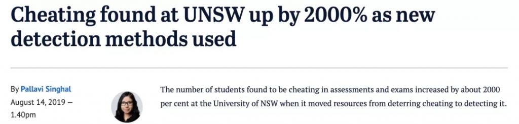 澳洲大学反作弊系统升级，严查代写等舞弊现象！学术不端轻则0分，重则退学！