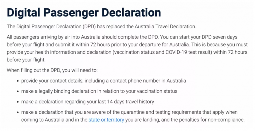 刚刚宣布，澳洲入境全新规则实施！记得提前准备，违规罚款千6澳币！