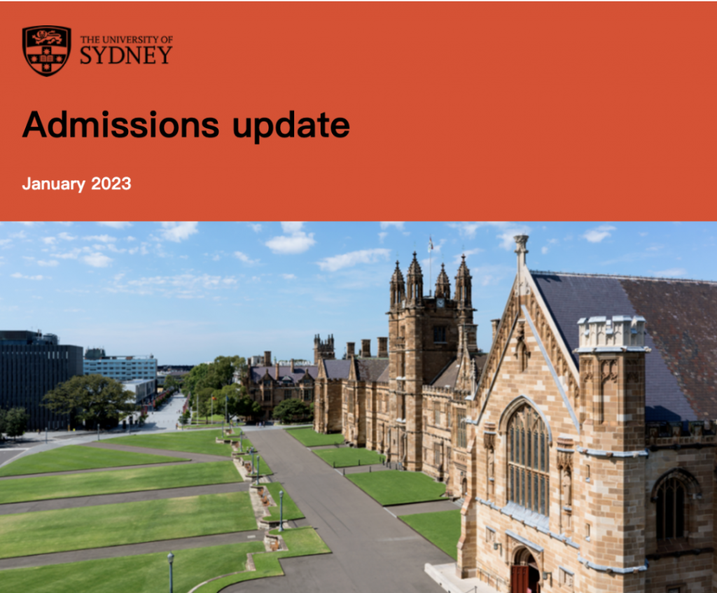 悉尼大学官方辟谣双非申请问题！多个大学官宣2023S2开始强制线下教学！