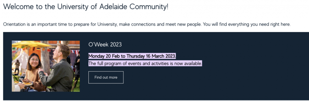 澳洲大学新生入学迎新周活动来袭！各校日期请码住！